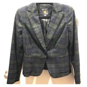 Banana Republic plaid blazer
